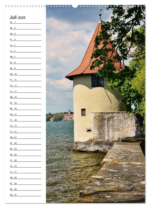 Lindau - Inselstadt am Bodensee (CALVENDO Premium Wandkalender 2025)