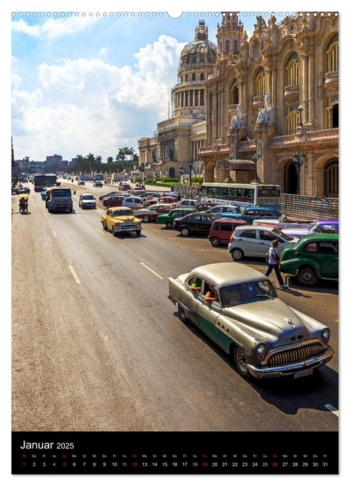 Kuba - Paradies in der Karibik (CALVENDO Premium Wandkalender 2025)
