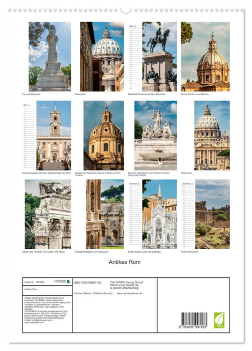 Antikes Rom (CALVENDO Premium Wandkalender 2025)