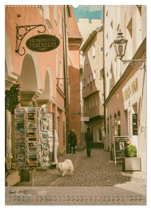 Regensburg - Charme der Altstadt (CALVENDO Premium Wandkalender 2025)