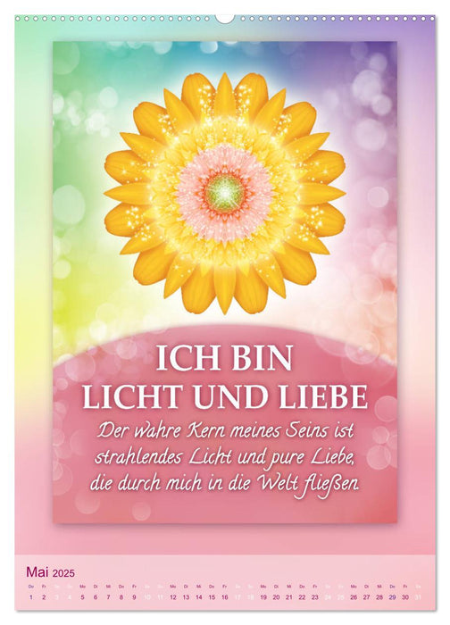 ICH BIN Licht und Liebe - Kalender (CALVENDO Wandkalender 2025)