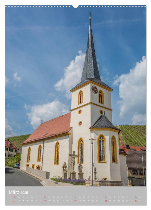 Kirchentürme in Franken (CALVENDO Premium Wandkalender 2025)