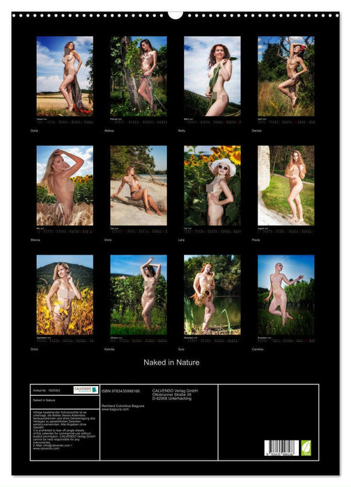 Naked in Nature (CALVENDO Wandkalender 2025)