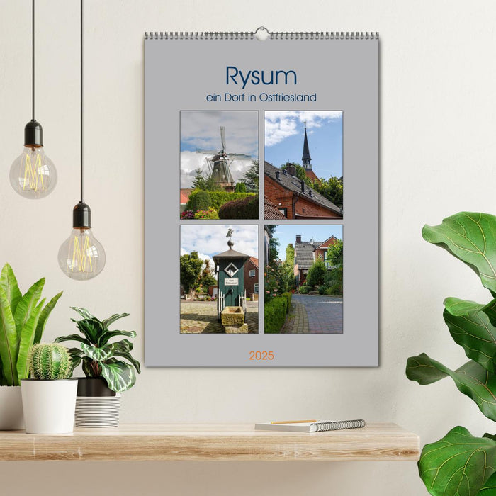 Rysum, ein Dorf in Ostfriesland (CALVENDO Wandkalender 2025)