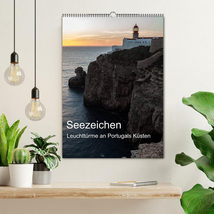 Seezeichen - Leuchttürme an Portugals Küsten (CALVENDO Wandkalender 2025)