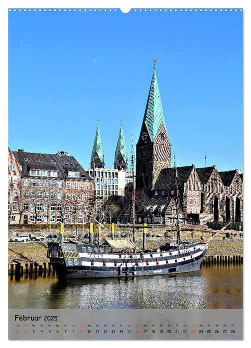 Freie Hansestadt BREMEN (CALVENDO Premium Wandkalender 2025)