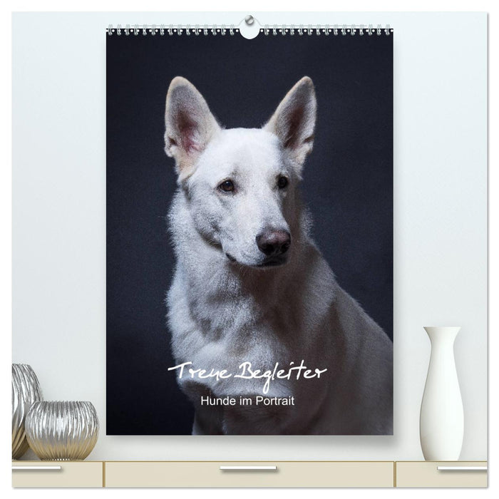 Treue Wegbegleiter, Hunde im Portrait. (CALVENDO Premium Wandkalender 2025)