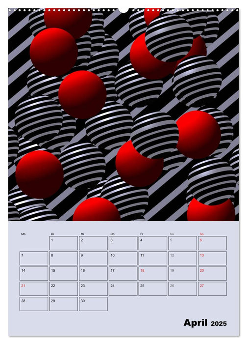 OpArt und mehr (CALVENDO Premium Wandkalender 2025)