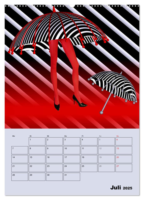 OpArt und mehr (CALVENDO Premium Wandkalender 2025)