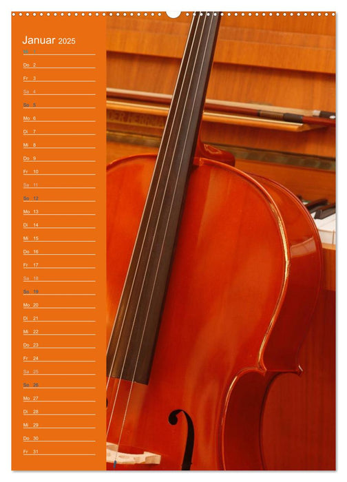 Geliebtes Cello (CALVENDO Premium Wandkalender 2025)