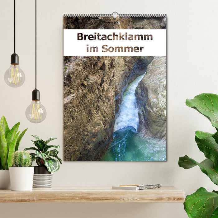 Breitachklamm im Sommer (CALVENDO Wandkalender 2025)