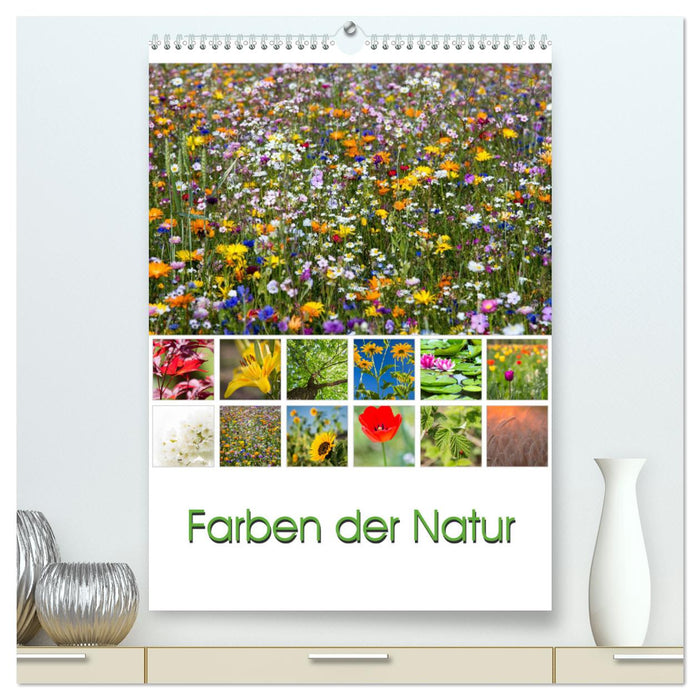 Farben der Natur (CALVENDO Premium Wandkalender 2025)