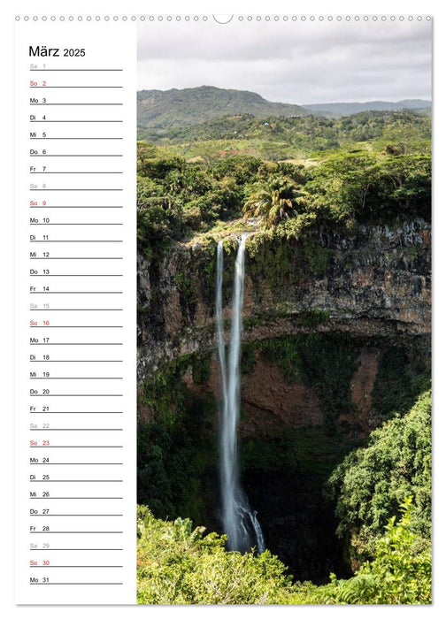 Faszination Wasserfall (CALVENDO Premium Wandkalender 2025)