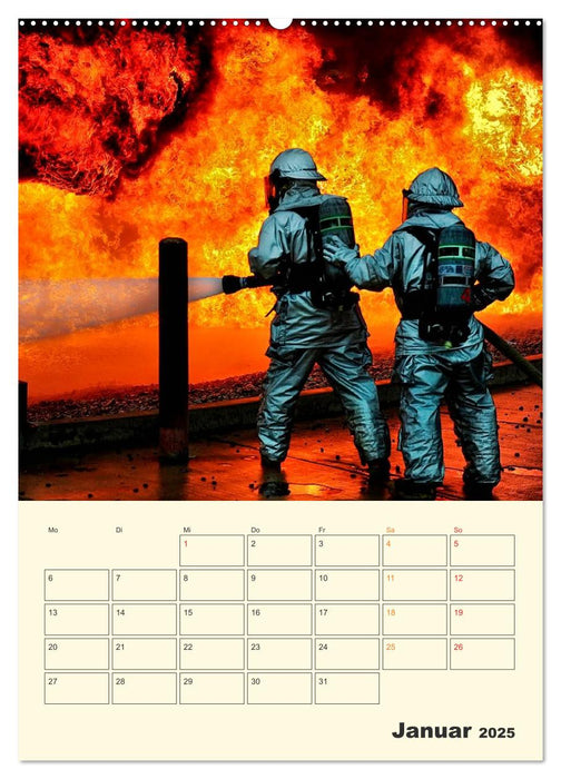 Feuerwehr - im Einsatz weltweit (CALVENDO Premium Wandkalender 2025)