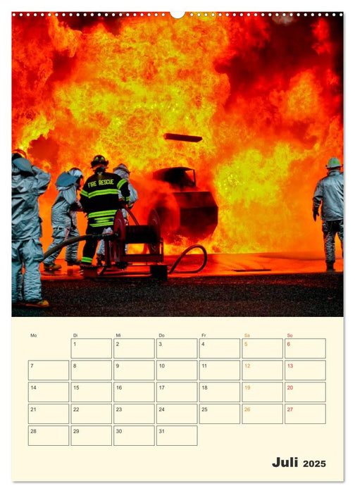 Feuerwehr - im Einsatz weltweit (CALVENDO Premium Wandkalender 2025)