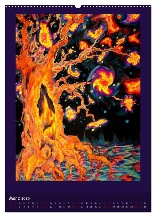 Himmlische Nachtlieder (CALVENDO Wandkalender 2025)