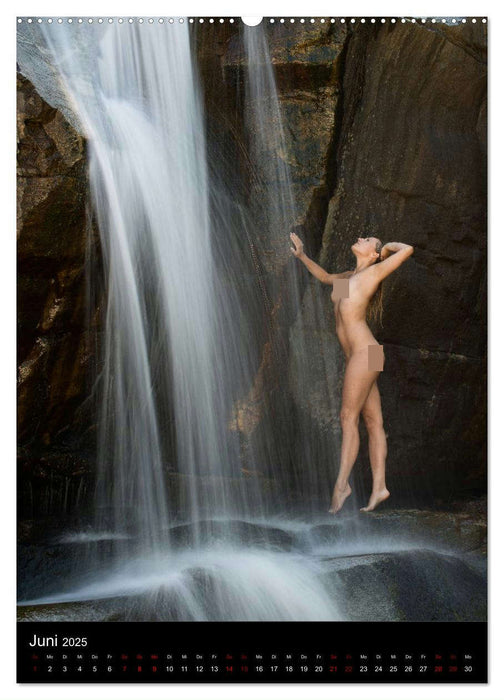 Wasserfälle im Tessin - Aktaufnahmen an schönen Wasserfällen in der Südschweiz (CALVENDO Wandkalender 2025)