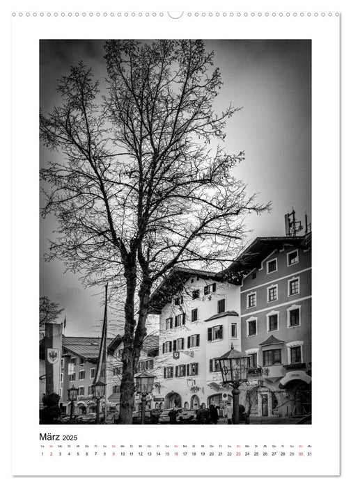 Kitzbühel Monochrom (CALVENDO Premium Wandkalender 2025)