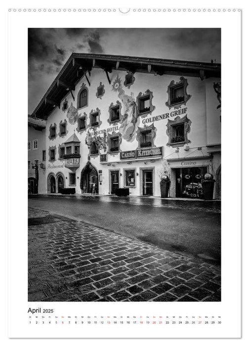 Kitzbühel Monochrom (CALVENDO Premium Wandkalender 2025)