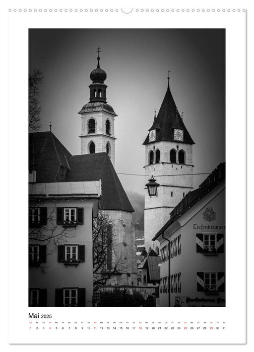 Kitzbühel Monochrom (CALVENDO Premium Wandkalender 2025)