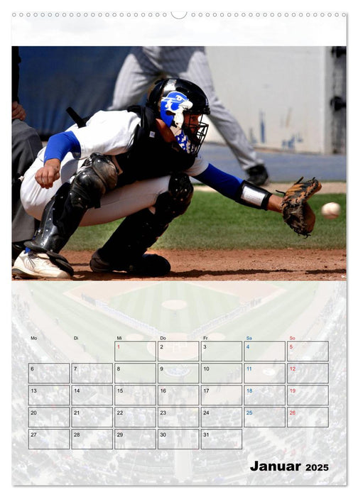 Kultsport Baseball (CALVENDO Premium Wandkalender 2025)