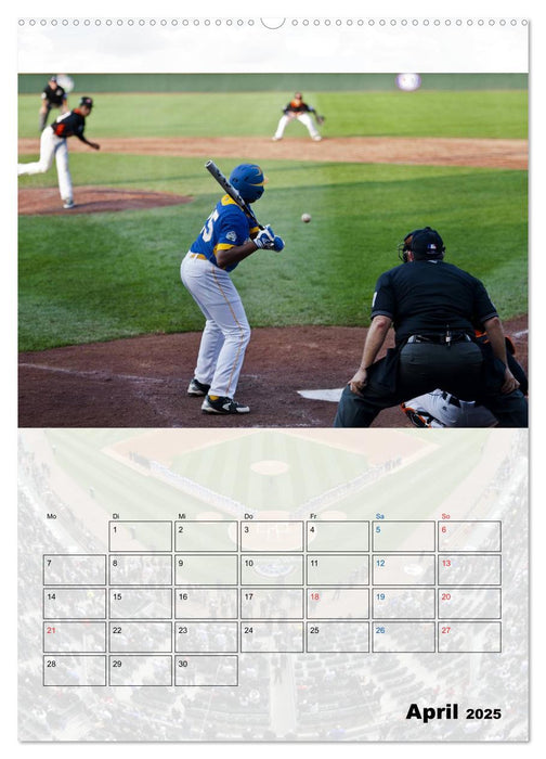 Kultsport Baseball (CALVENDO Premium Wandkalender 2025)