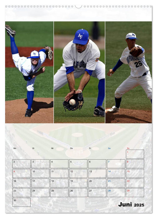 Kultsport Baseball (CALVENDO Premium Wandkalender 2025)