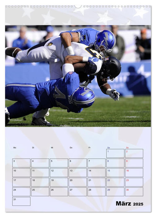 American Football - Kickoff (CALVENDO Premium Wandkalender 2025)