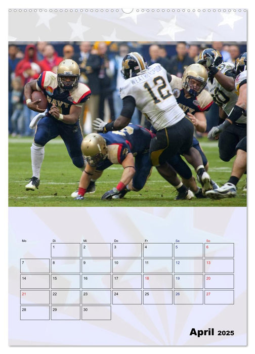 American Football - Kickoff (CALVENDO Premium Wandkalender 2025)