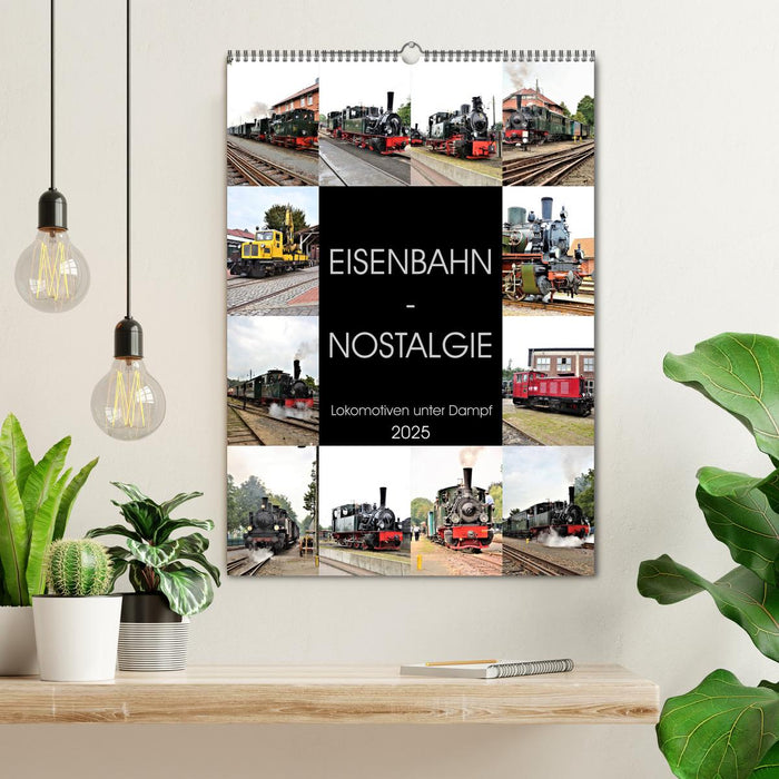 EISENBAHN - NOSTALGIE - 2025 (CALVENDO Wandkalender 2025)