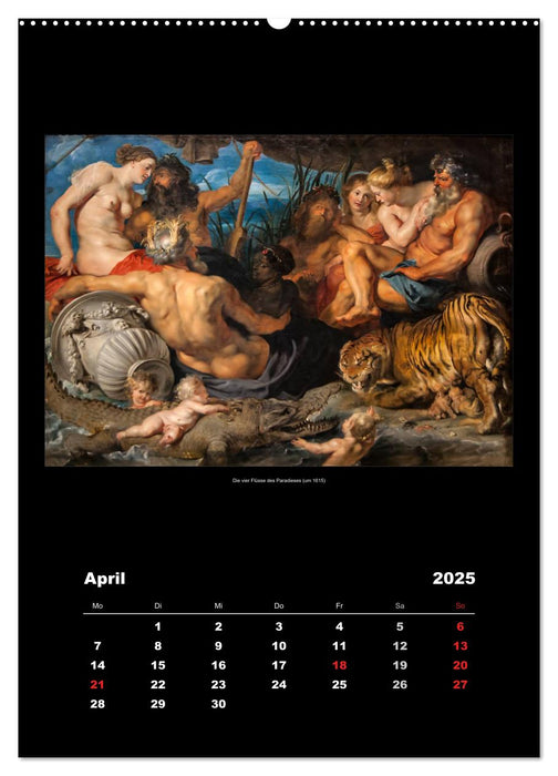 Peter Paul Rubens - Rubens (CALVENDO Wandkalender 2025)