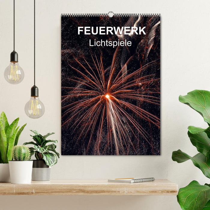 FEUERWERK - Lichtspiele (CALVENDO Wandkalender 2025)