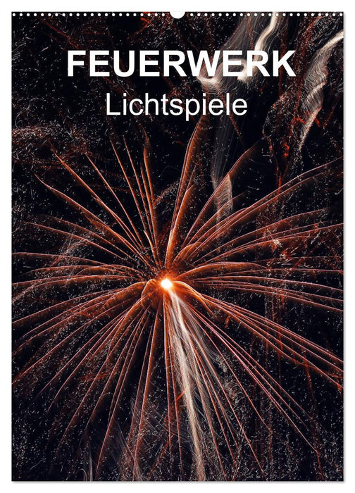 FEUERWERK - Lichtspiele (CALVENDO Wandkalender 2025)