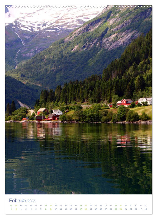 Norwegen - Unterwegs im Fjordland (CALVENDO Wandkalender 2025)