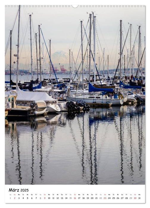 Seattle - Moderne Stadt des Nordwestens (CALVENDO Premium Wandkalender 2025)