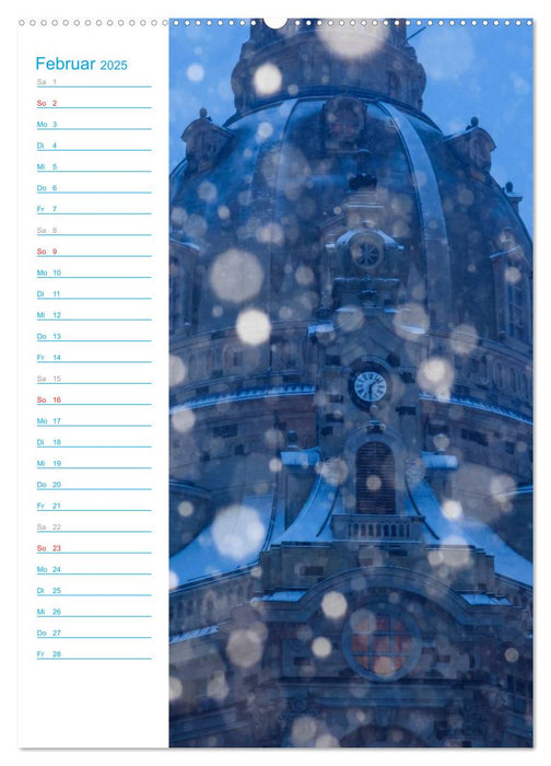 Frauenkirche Dresden (CALVENDO Premium Wandkalender 2025)