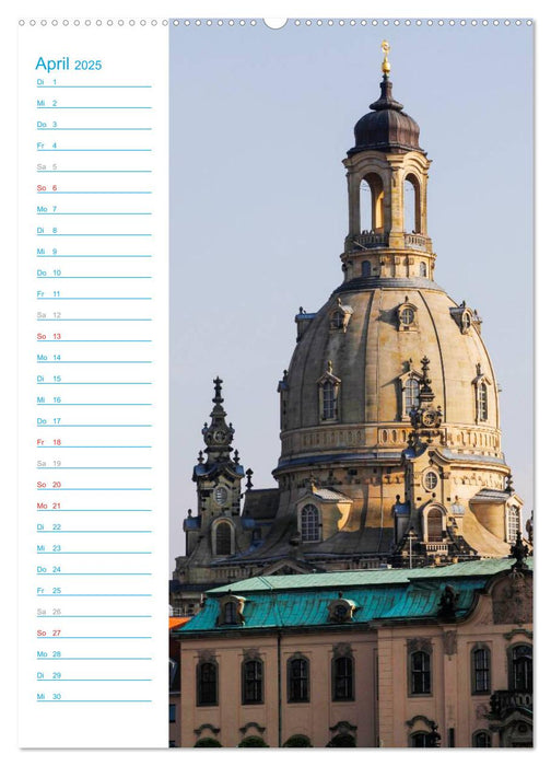 Frauenkirche Dresden (CALVENDO Premium Wandkalender 2025)