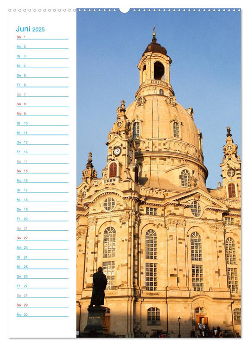 Frauenkirche Dresden (CALVENDO Premium Wandkalender 2025)