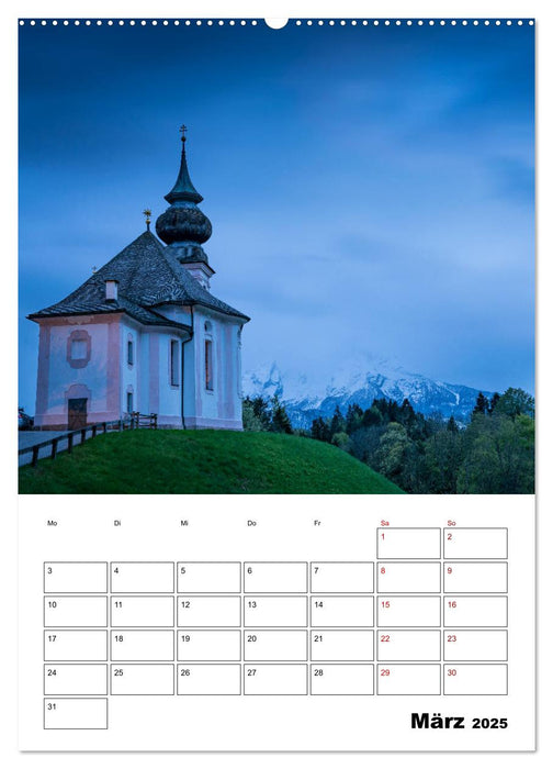 Traumhaftes Berchtesgadener Land (CALVENDO Wandkalender 2025)