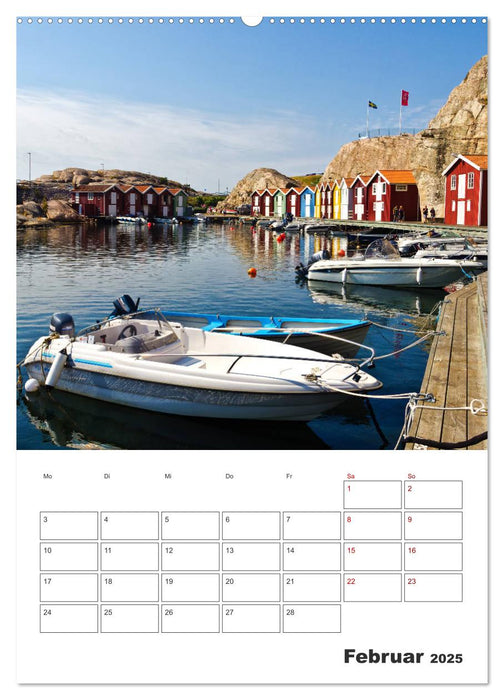 SCHWEDEN Rund um die Insel Smögen im Skagerrak (CALVENDO Wandkalender 2025)