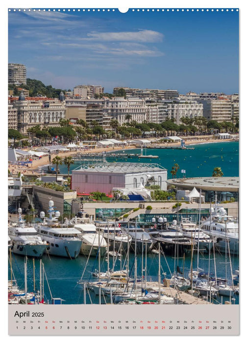 CÔTE D’AZUR Cannes, Monaco und Nizza (CALVENDO Wandkalender 2025)