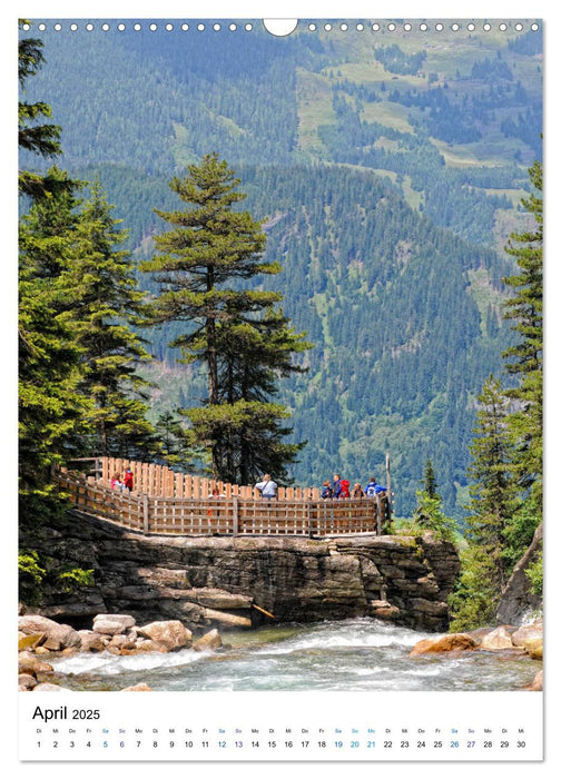 Krimmler Wasserfälle - Urkräfte der Natur in den Hohen Tauern (CALVENDO Wandkalender 2025)