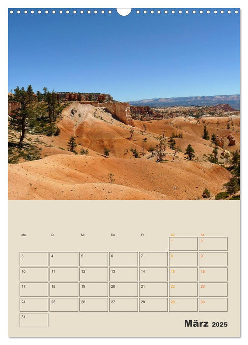 Wanderungen auf dem Colorado-Plateau (CALVENDO Wandkalender 2025)