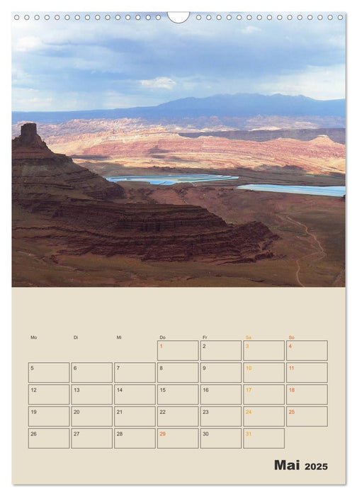 Wanderungen auf dem Colorado-Plateau (CALVENDO Wandkalender 2025)