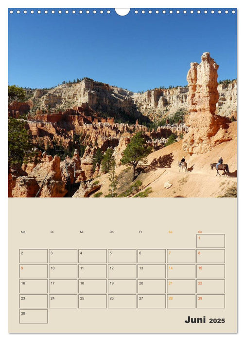 Wanderungen auf dem Colorado-Plateau (CALVENDO Wandkalender 2025)