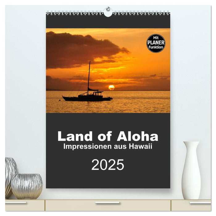 Hawaii - Land of Aloha (CALVENDO Premium Wandkalender 2025)