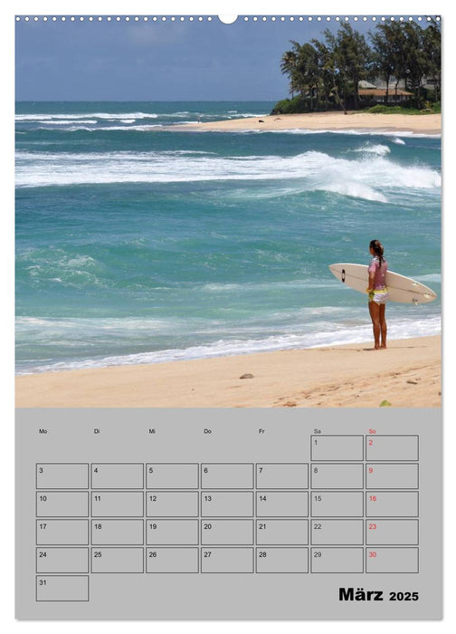 Hawaii - Land of Aloha (CALVENDO Premium Wandkalender 2025)