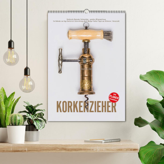 Emotionale Momente: Korkenzieher - geniales Alltagswerkzeug. Planer. (CALVENDO Wandkalender 2025)