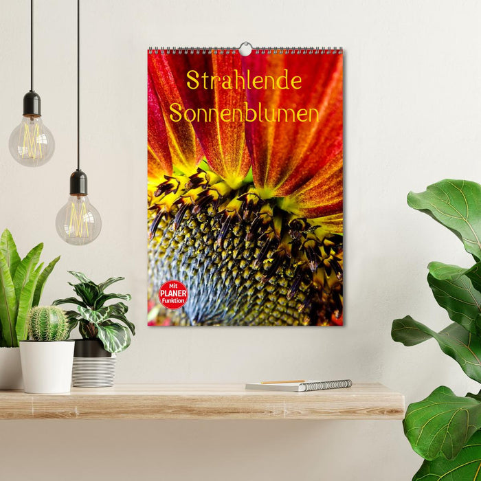 Strahlende Sonnenblumen (CALVENDO Wandkalender 2025)