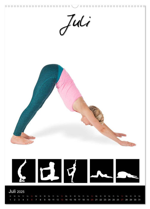 Yoga in Bildern (CALVENDO Premium Wandkalender 2025)